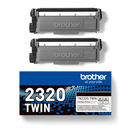 Toner Laser Brother TN-2320 nero Combo 2-pack